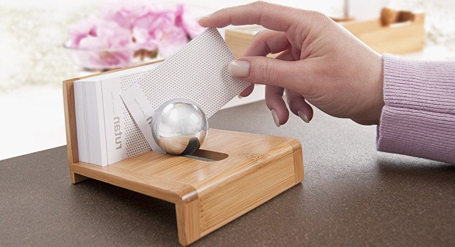 Wedo Visitenkartenhalter Con Mahlkugel Bamhs