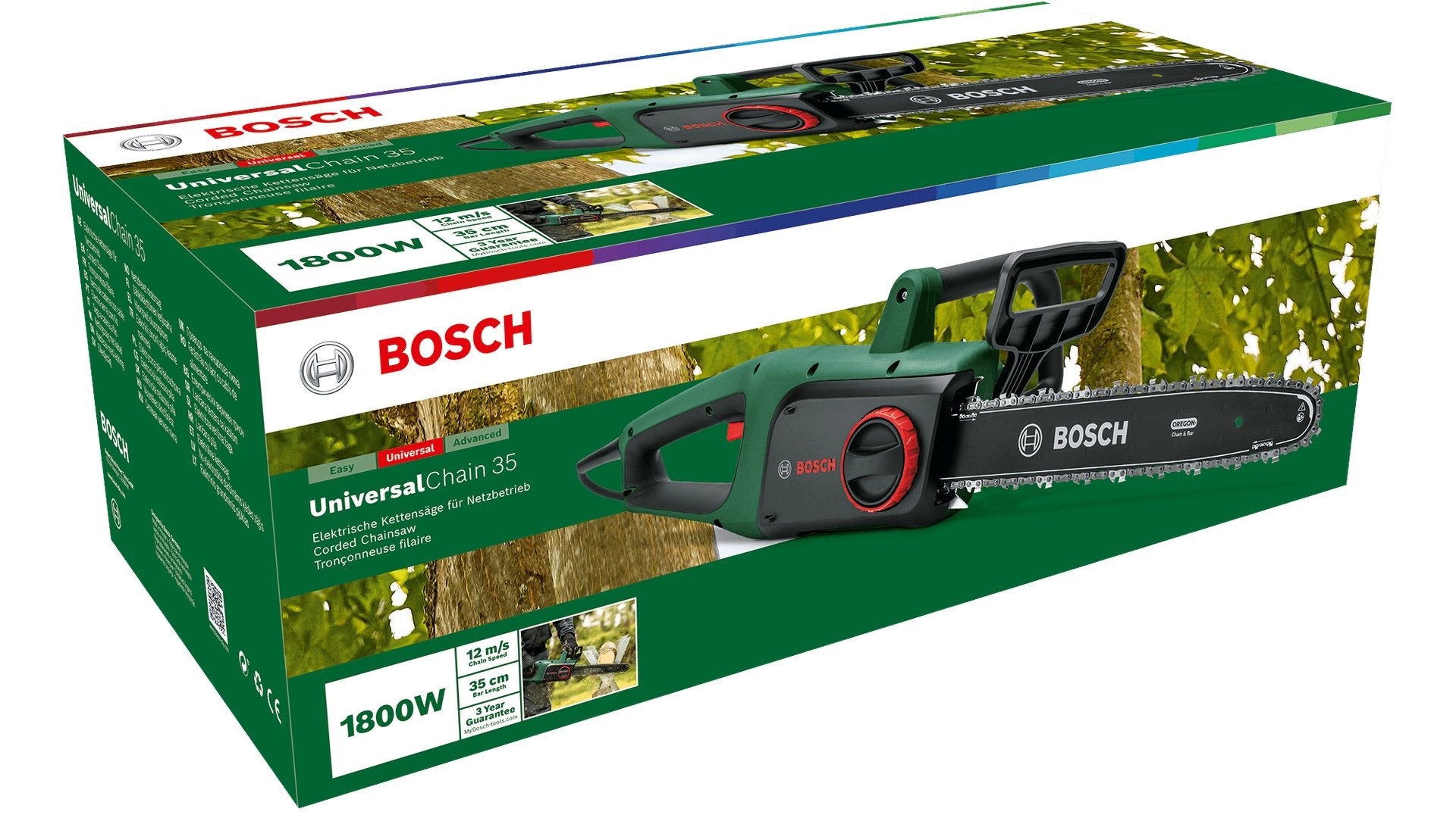 EAN 4059952608129 - Bosch 0 600 8B8 303 motosierra 1800 W Verde imagen 6