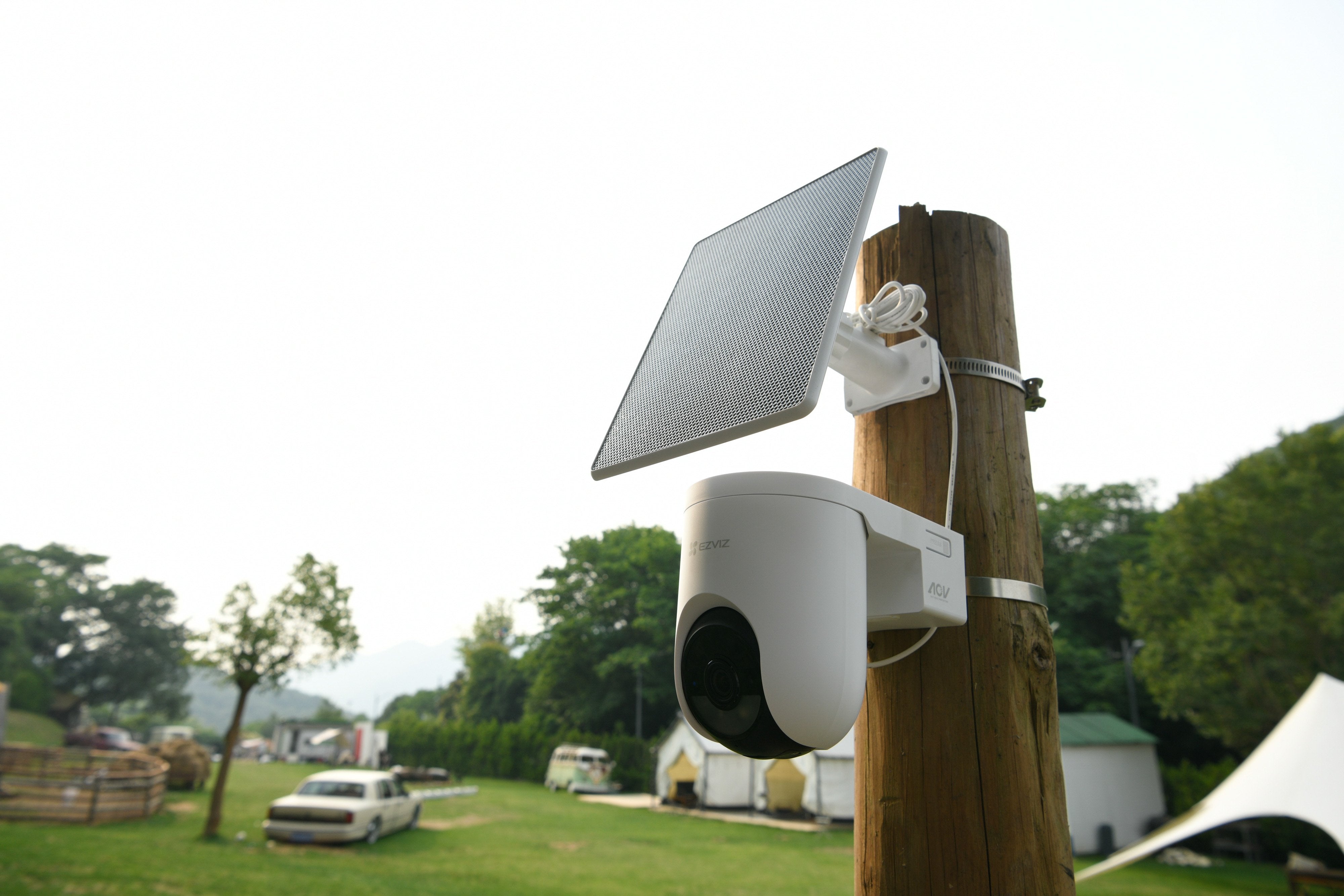 Ezviz Camara Wifi Exterior Hb8 2k+ 4mp Panoramica/Inclinacion Con Bateria