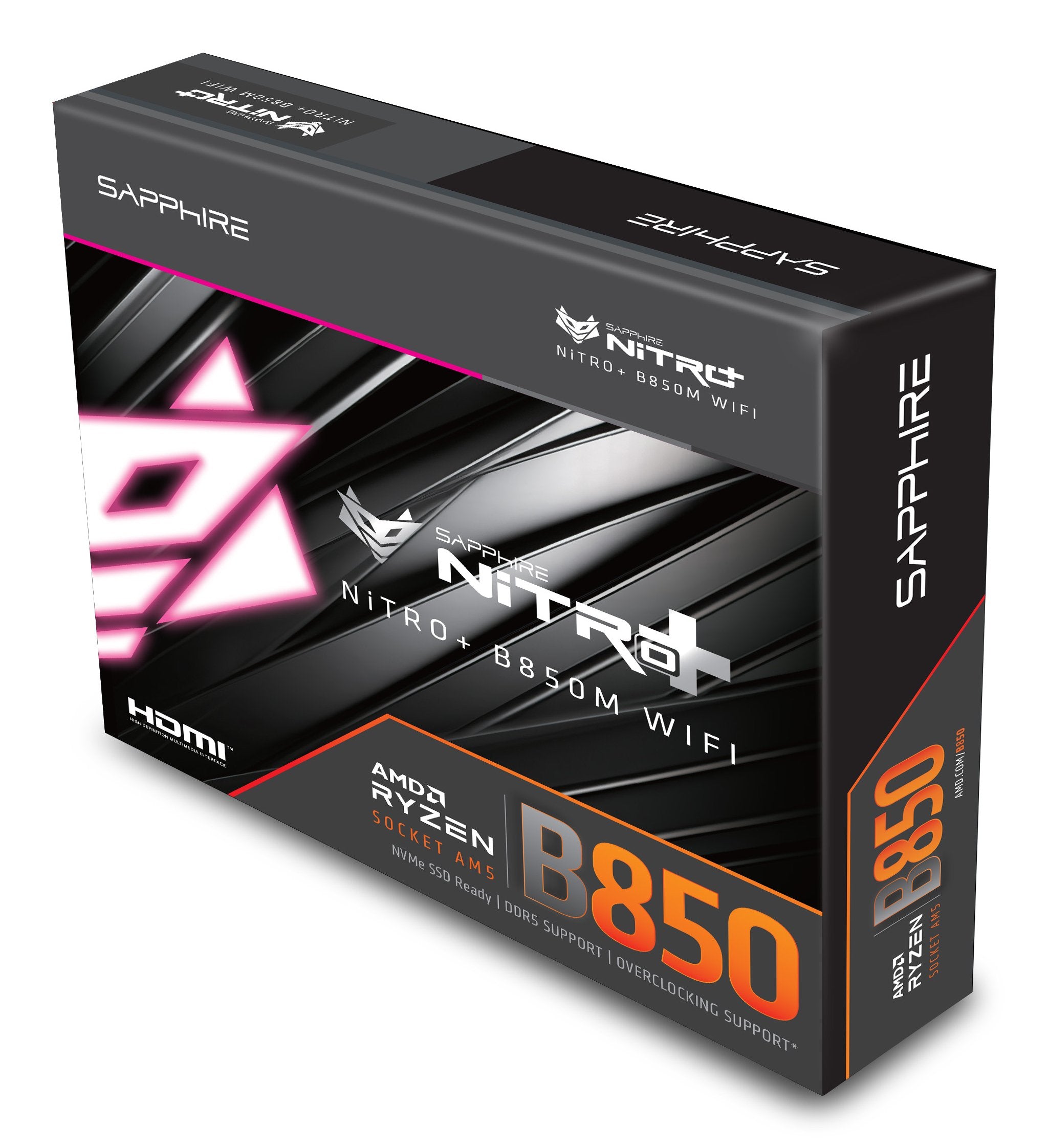 EAN 4895106296916 - Sapphire NITRO+ B850M WIFI AMD B850 Zócalo AM5 micro ATX imagen 7