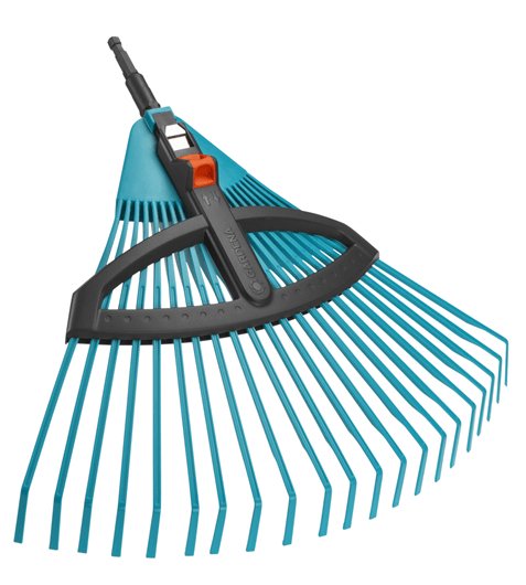 Gardena Rastrillo De Plástico Combisystem  Dientes De Plástico Ancho De 35 A 52 Cm