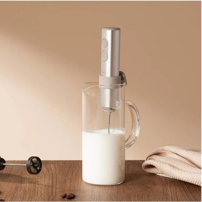 Outin Lattogo - Starburst Silver - Handheld Milk Frother
