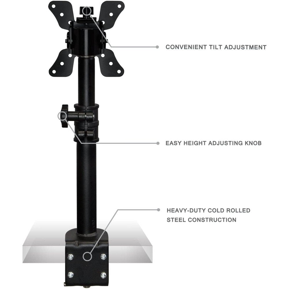Techly Ica-Lcd 500bk Soporte De Mesa Para Pantalla Plana 76,2 Cm (30") Negro