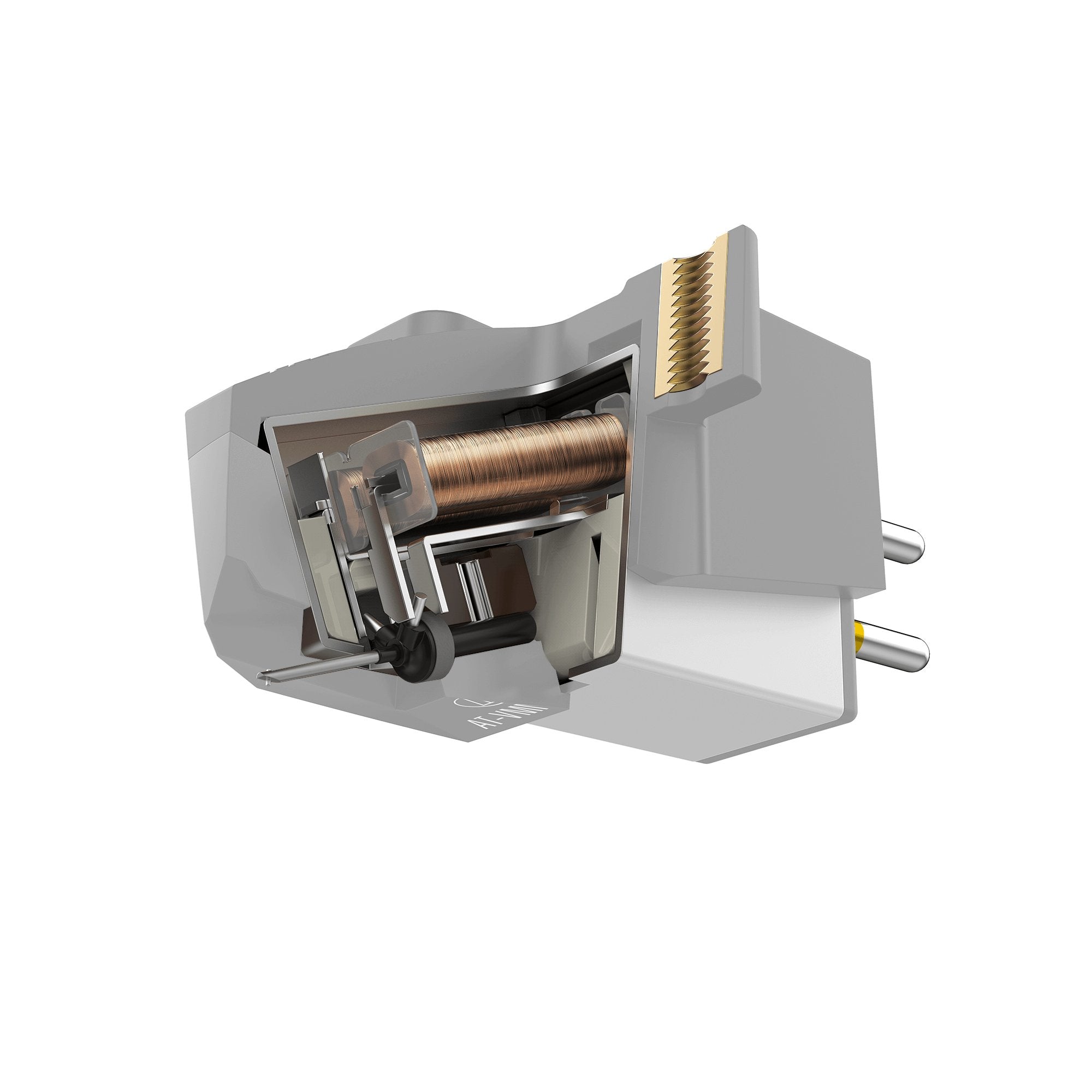Audio Technica Vm95 Series Elliptical Stereo Cartridge On Aths6 Headshell