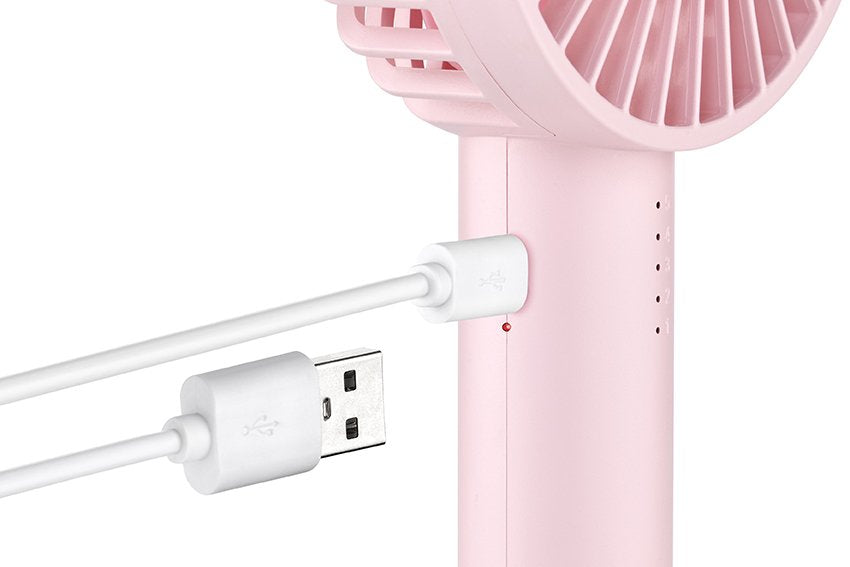 86624 Handventilator Breezy Ii Pink 4w 5 Geschwindigkeitsstufen Ø10cm