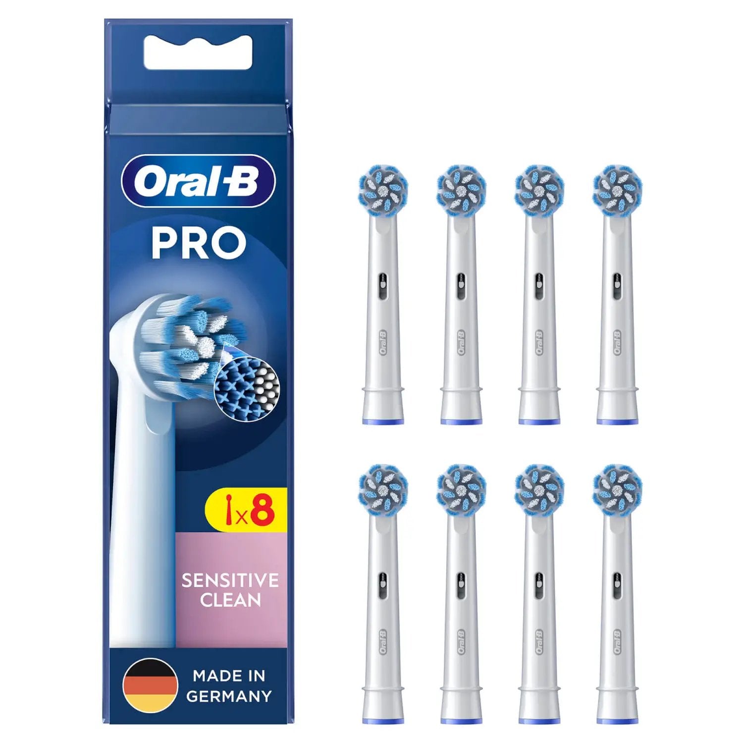 EAN 8006540860649 - Oral-B Sensitive Clean 8 pieza(s) Blanco imagen 1