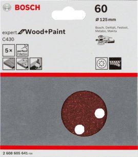 Bosch 2 608 605 641 Accesorio Para Lijadora 5 Pieza(S) Hoja Lijadora