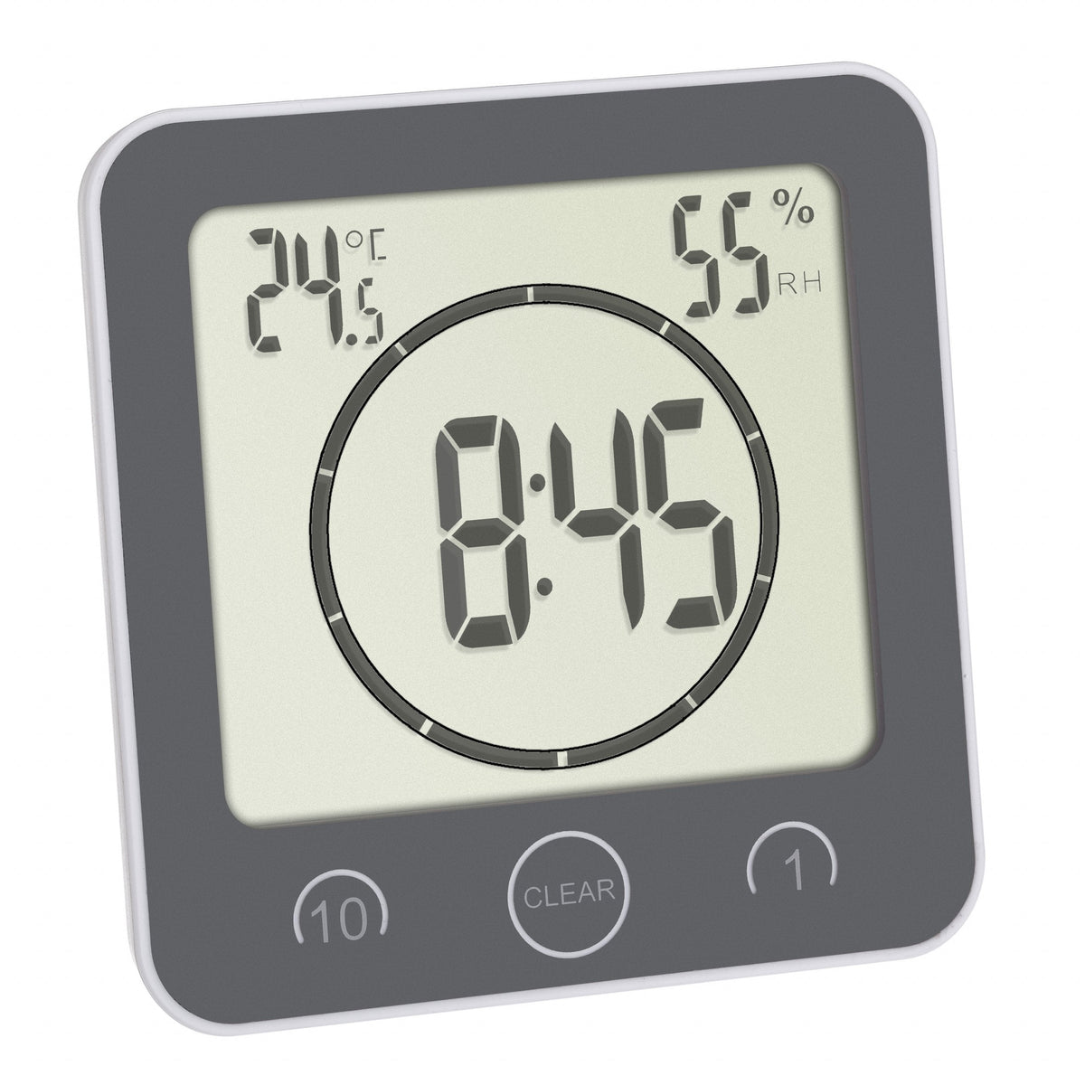 Tfa Bad-/Kuechenuhr Con Timer Gris Digital