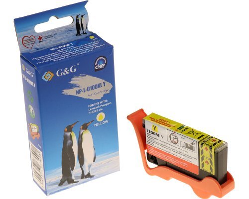 Tinta G&G Compatible Con Lexmark  C100xl 14n1095e Xl-Amarillo
