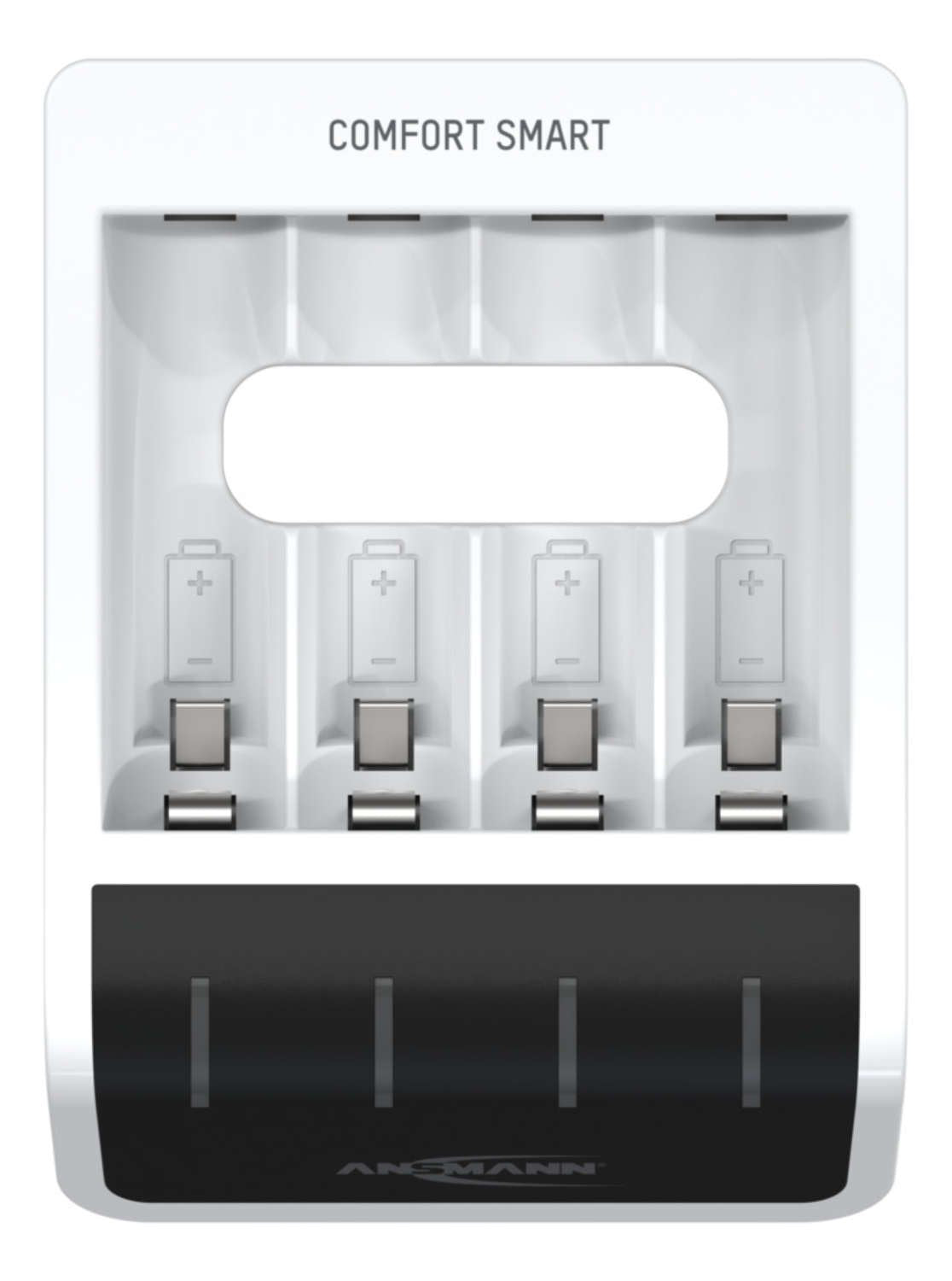 Cargador Ansmann Comfort Smart Entrada Usb Para 1-4 Nimh