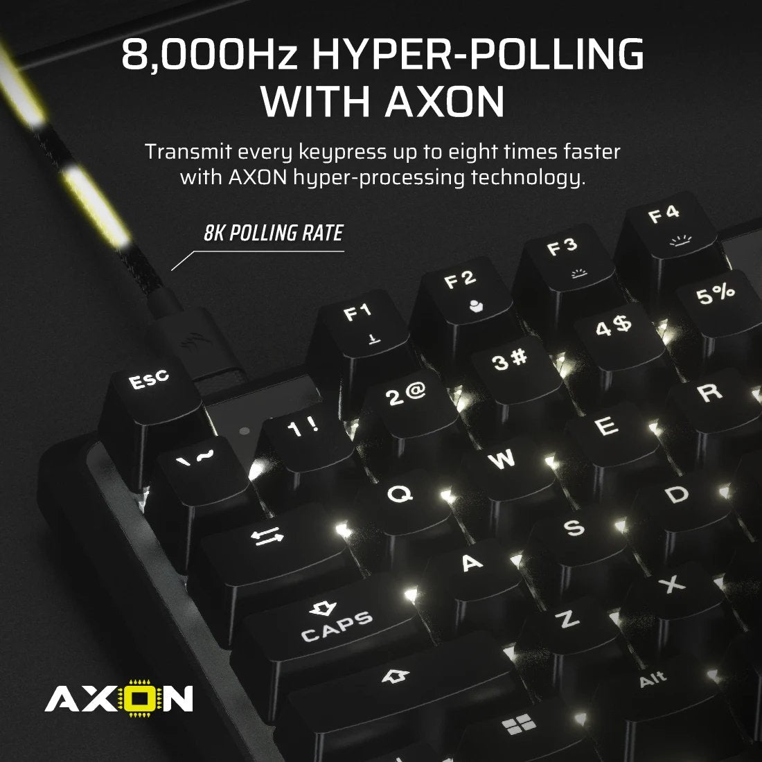EAN 0840006683650 - Corsair K70 PRO TKL teclado Juego USB QWERTY Inglés de EE. UU. Negro imagen 6
