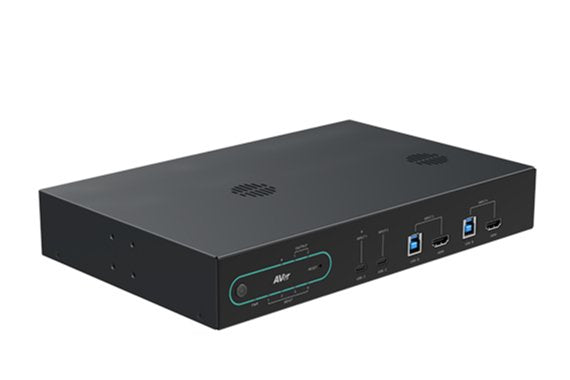 Aver Hub30 4k Byom (61b35a0000ac) 4x2 Usb And Hdmi Switch With Ia Functions And Usb-C Power Deliver, For Small And Medium Rooms