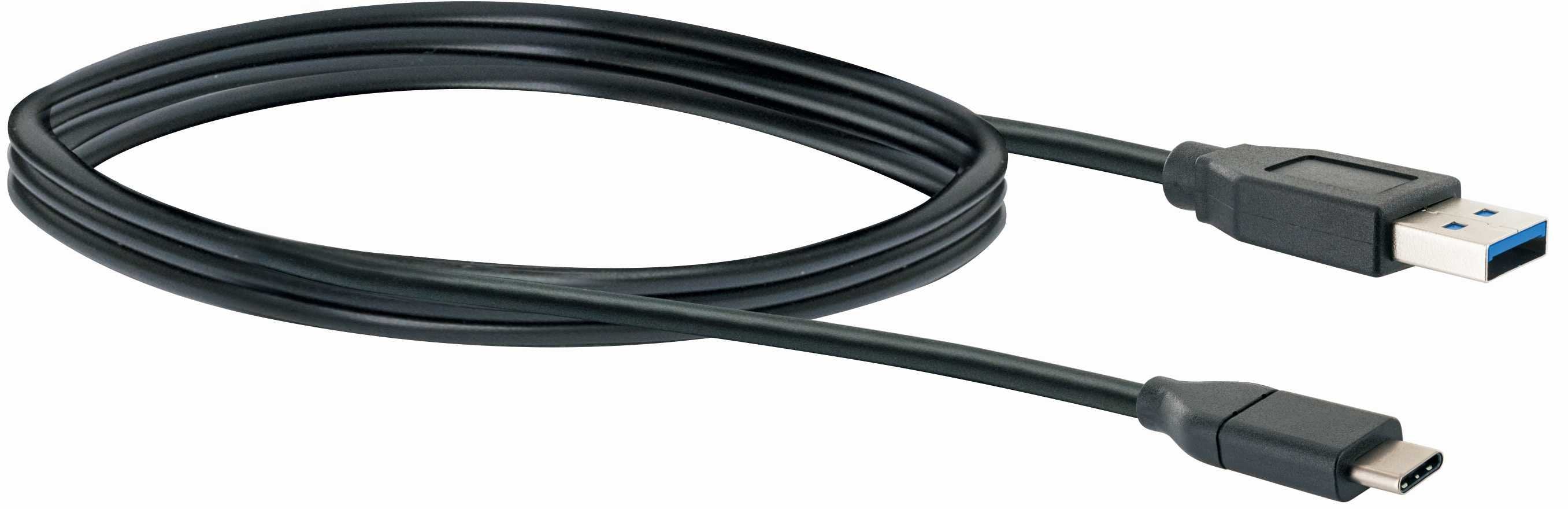 Cable Usb 3.1 Schwaiger, Enchufe: Usb 3.1 1 M, Negro