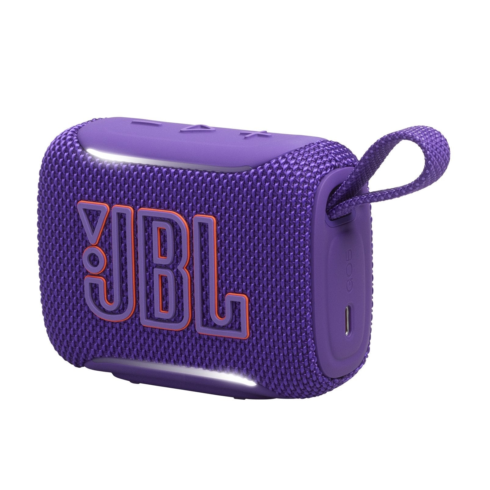 Jbl Go 5 Altavoz Bluetooth Ultraportátil Con Sonido Big Jbl Pro Y Graves Fuertes, Emparejamiento Airtouch, Diseño Impermeable Y Tiempo De Reproducción De 10 Horas, Color Morado