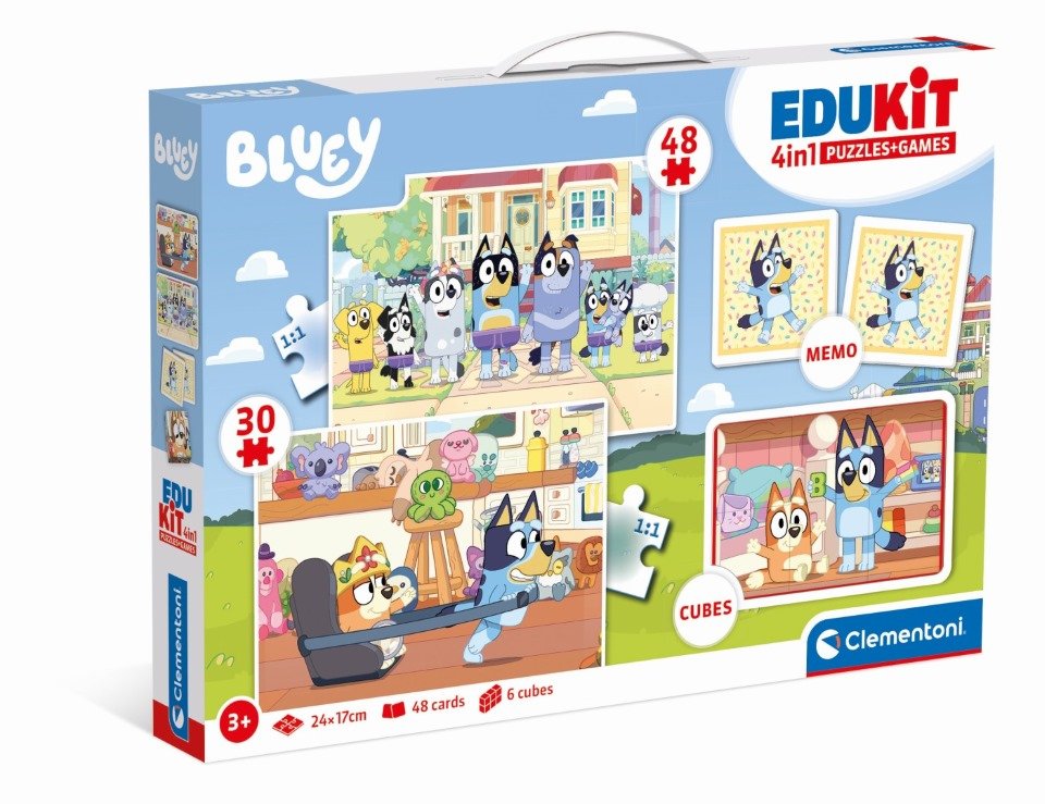 Clementoni - Edukit 4 En 1 Bluey