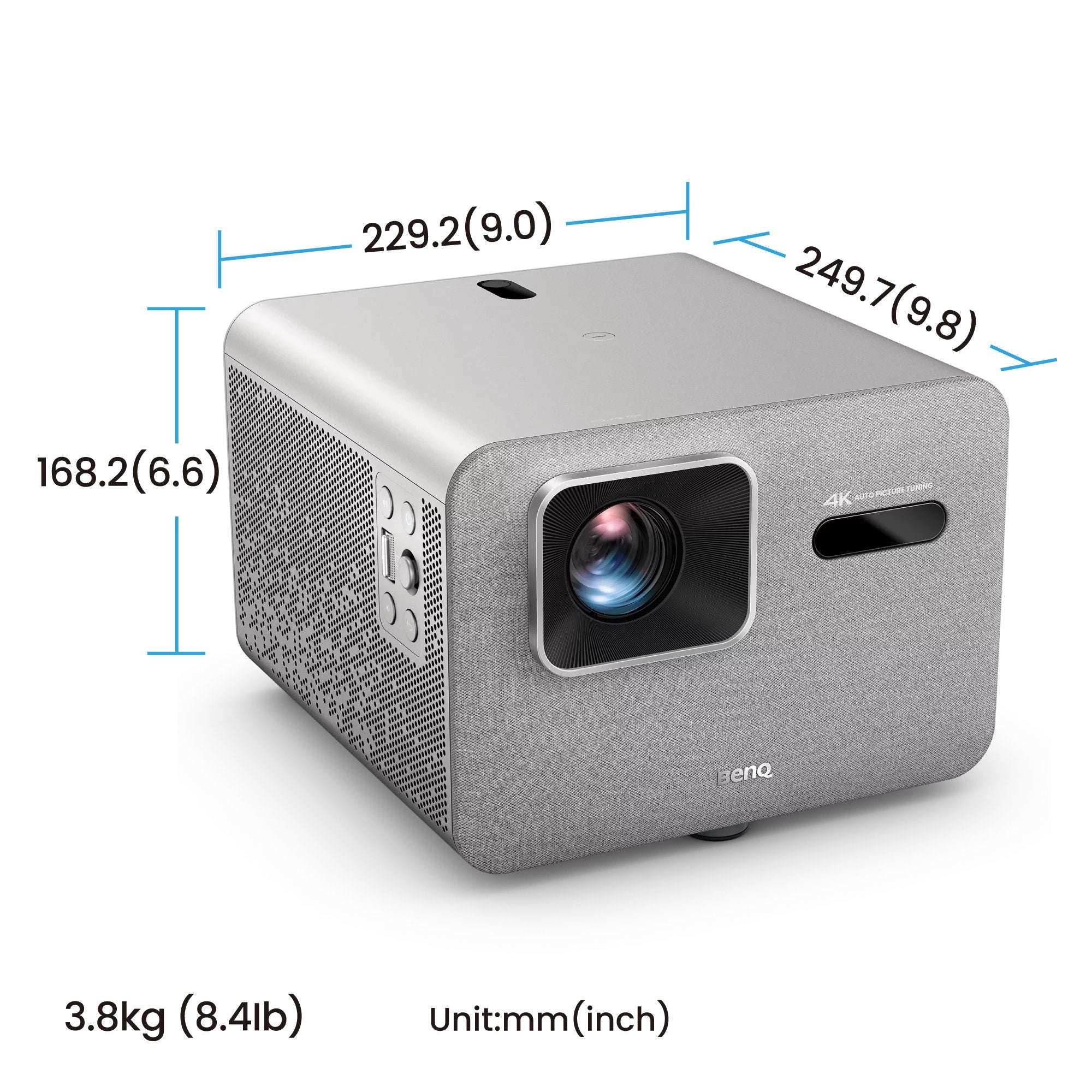 EAN 4718755096341 - BenQ TK705STi Proyector de corto alcance 3000 lúmenes ANSI DLP UHD 4K (3840x2160) Gris imagen 3