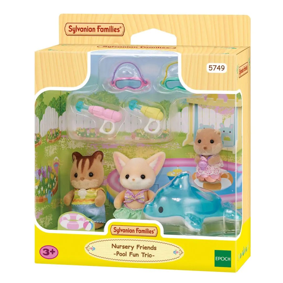 Epoch Sylvanian Families - Erlebniskindergarten Freunde "Poolspass" 5749