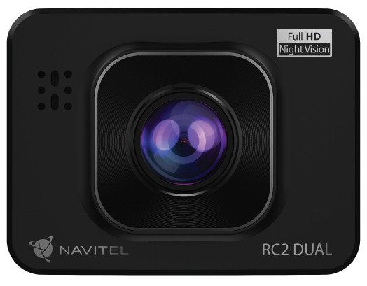 Cámara De Salpicadero Navitel R?2 Dual  Full Hd Encendedor De Cigarrillos, Batería Negro