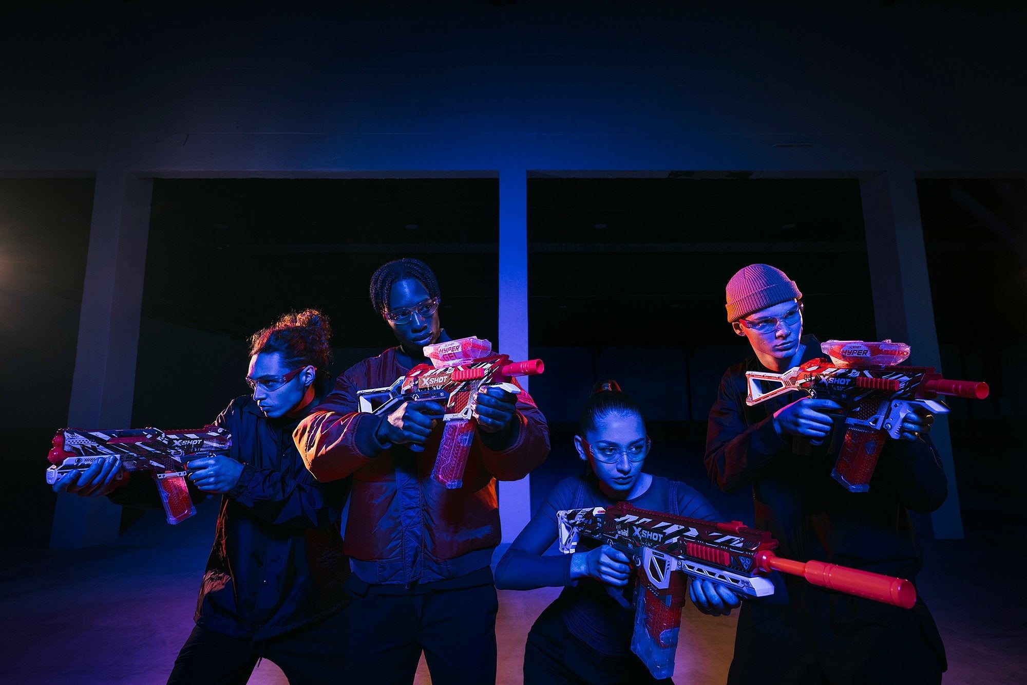 Zuru X-Shot - Hyper-Gel Blaster Clutch, Gel Blaster Incluye 5000 Bolas 36622