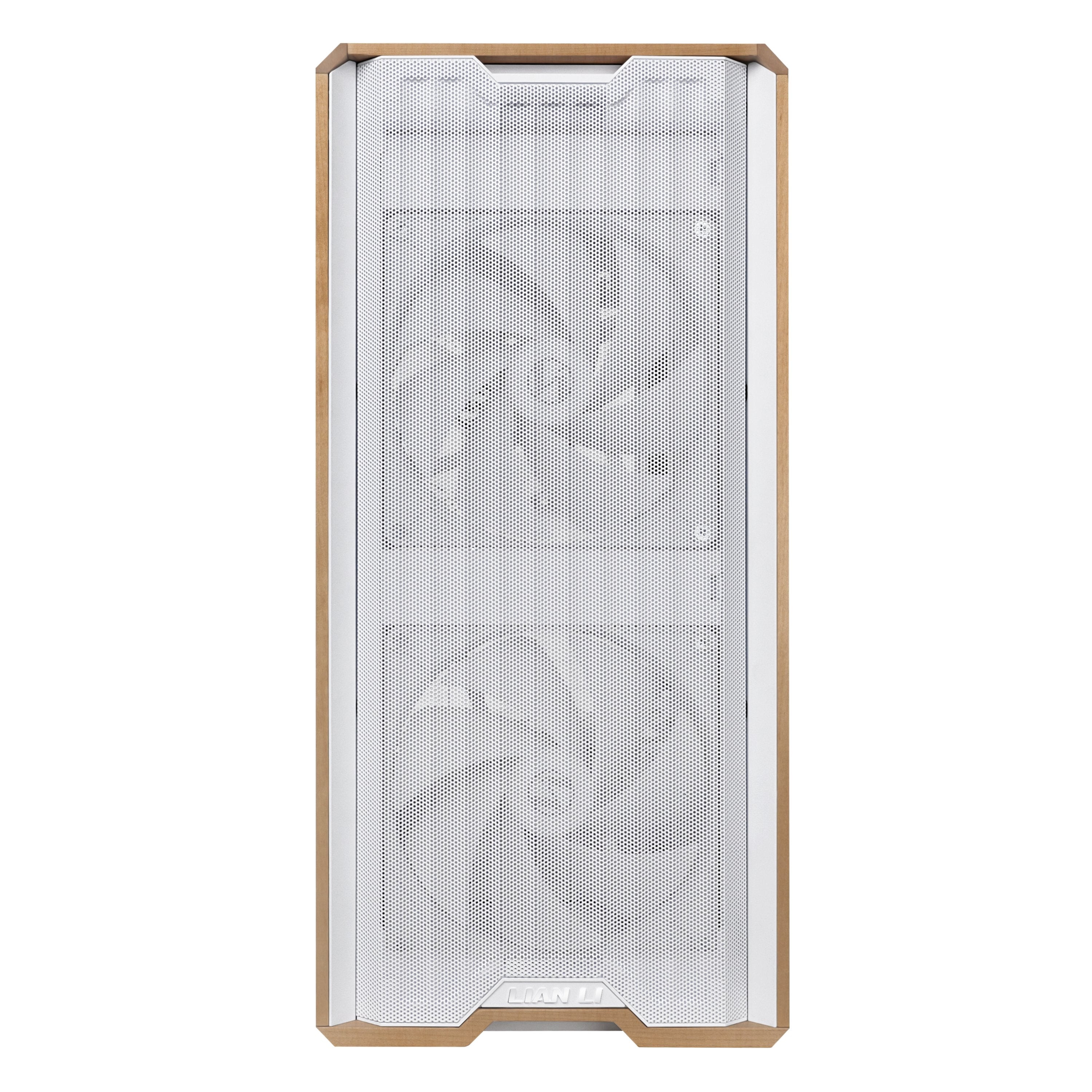 EAN 4718466015860 - Lian Li Lancool LAN217W carcasa de ordenador Midi Tower Blanco, Madera imagen 4