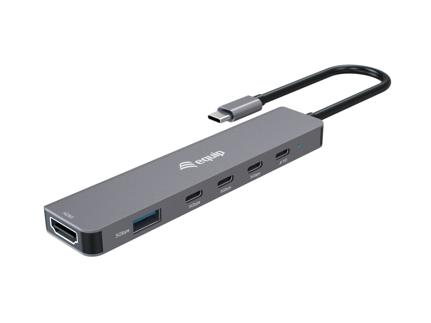 EAN 4015867242957 - Equip 133500 base para portátil y replicador de puertos Alámbrico USB 3.2 Gen 1 (3.1 Gen 1) Type-C Gris imagen 1