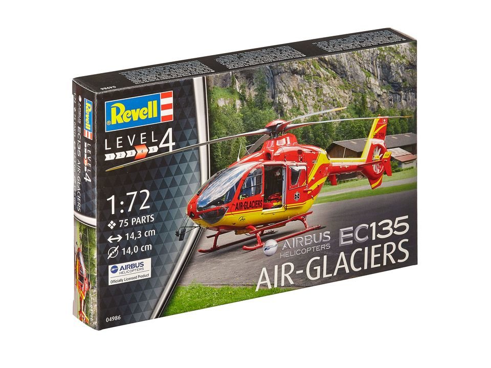 Revell Modellbausatz - Airbus Helicopters Ec135""Air-Glaciers""