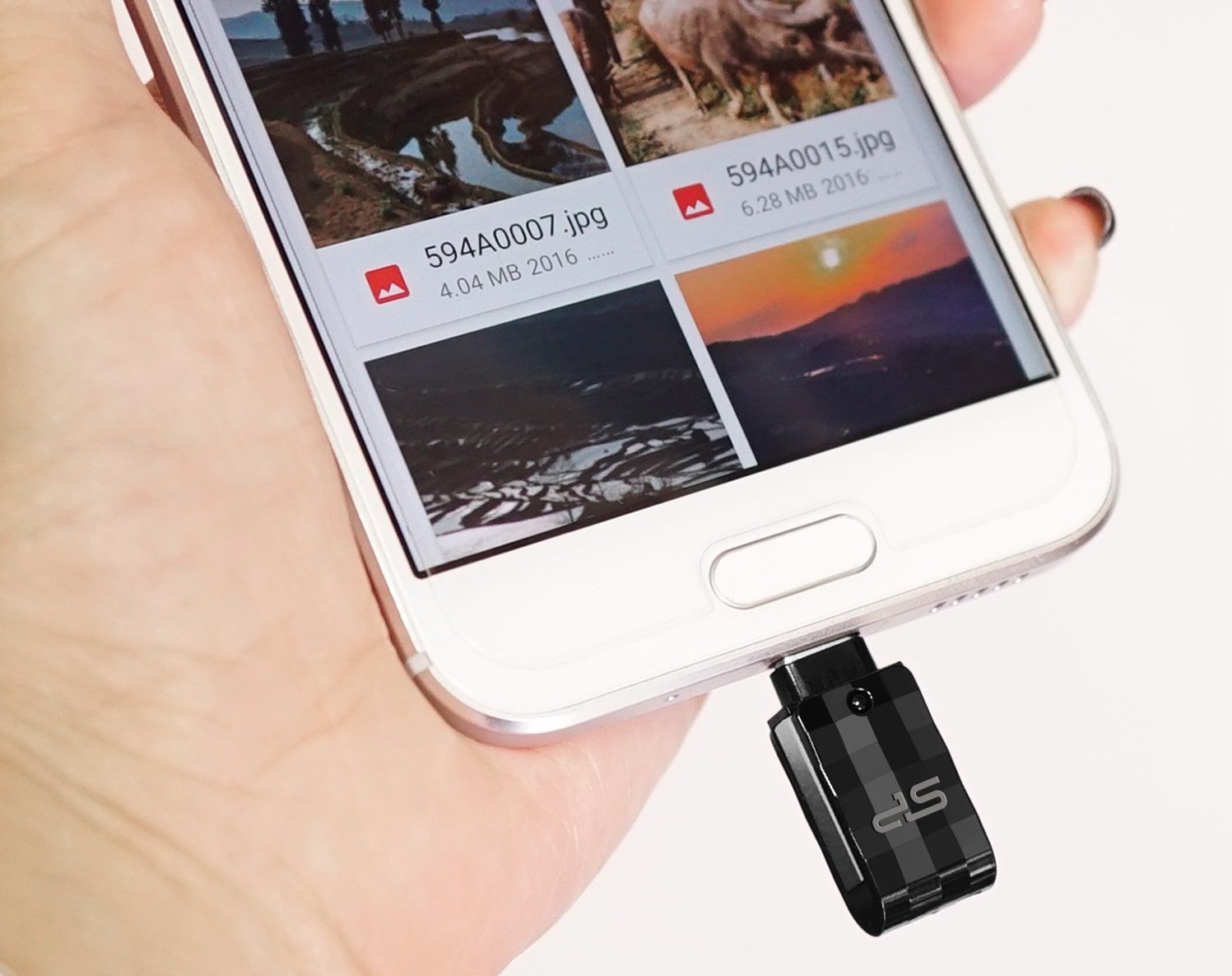 EAN 4712702655957 - Silicon Power Mobile C31 unidad flash USB 64 GB USB Type-A / USB Type-C 3.2 Gen 1 (3.1 Gen 1) Negro, Plat imagen 6