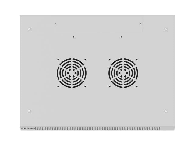 Lanberg Wall-Mount Rack 19" 9u 600x450 Perforated Grey Flat Pack