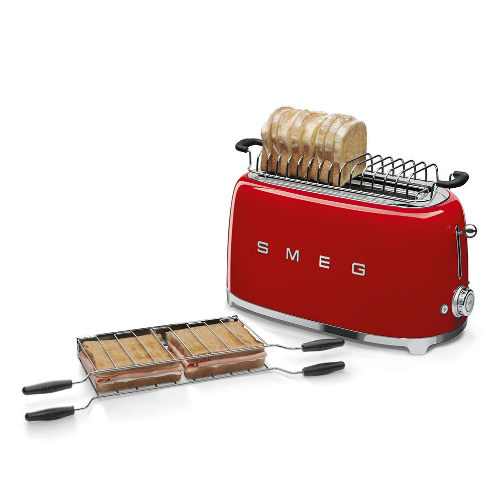 EAN 8017709190750 - Smeg TSF02RDEU tostadora 6 4 rebanada(s) 1500 W Rojo imagen 4