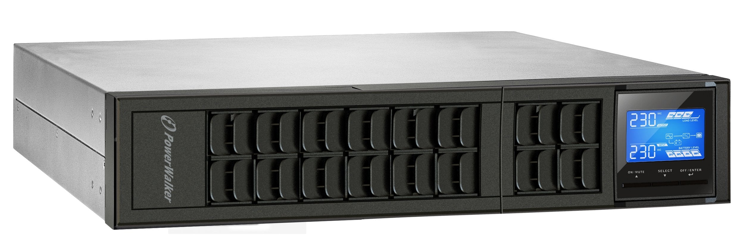 EAN 4260074978018 - PowerWalker VFI 2000 CRS sistema de alimentación ininterrumpida (UPS) Doble conversión (en línea) 2 kVA 1 imagen 2