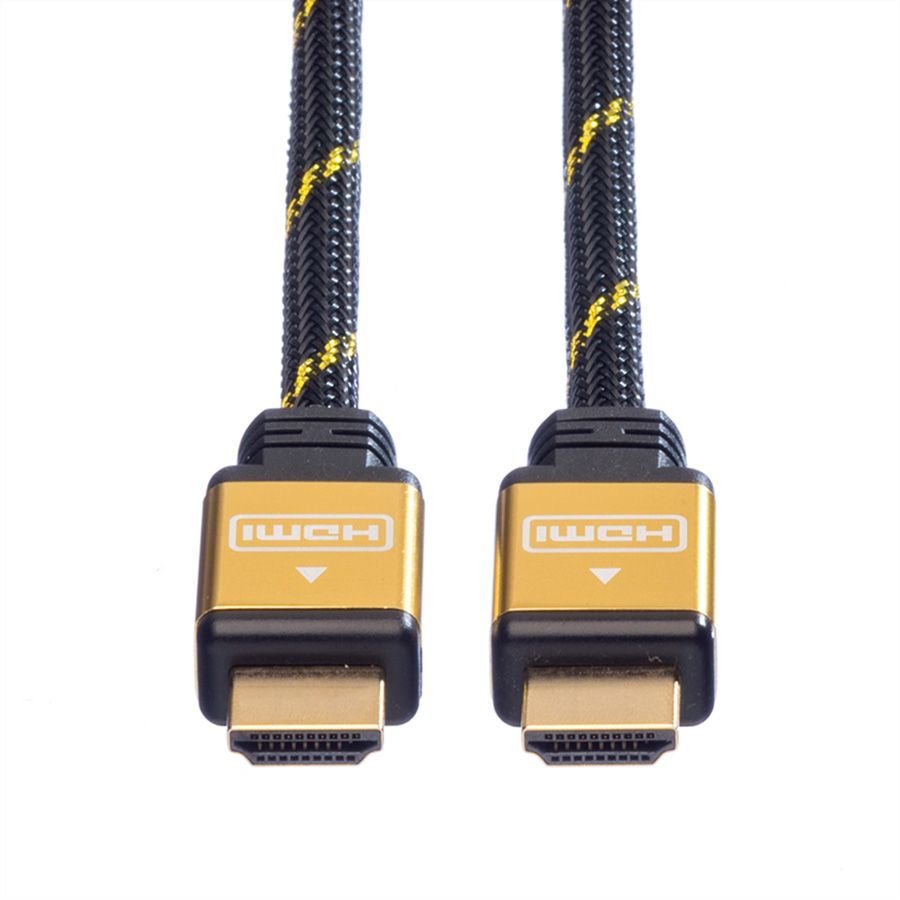 Roline Gold Hdmi High Speed Cable Mit Ethernet, 1,5 M