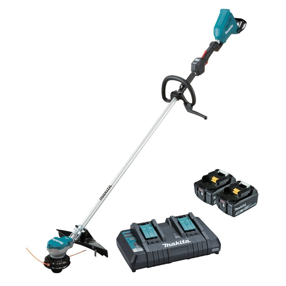 Makita Dur368lpt2 Desbrozadora/Bordeadora 35 Cm Batería Negro, Azul