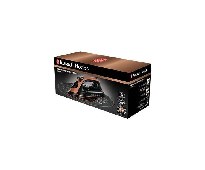 Plancha Russell Hobbs Copper Express Vapor-Seco 2600 W Negro, Cobre
