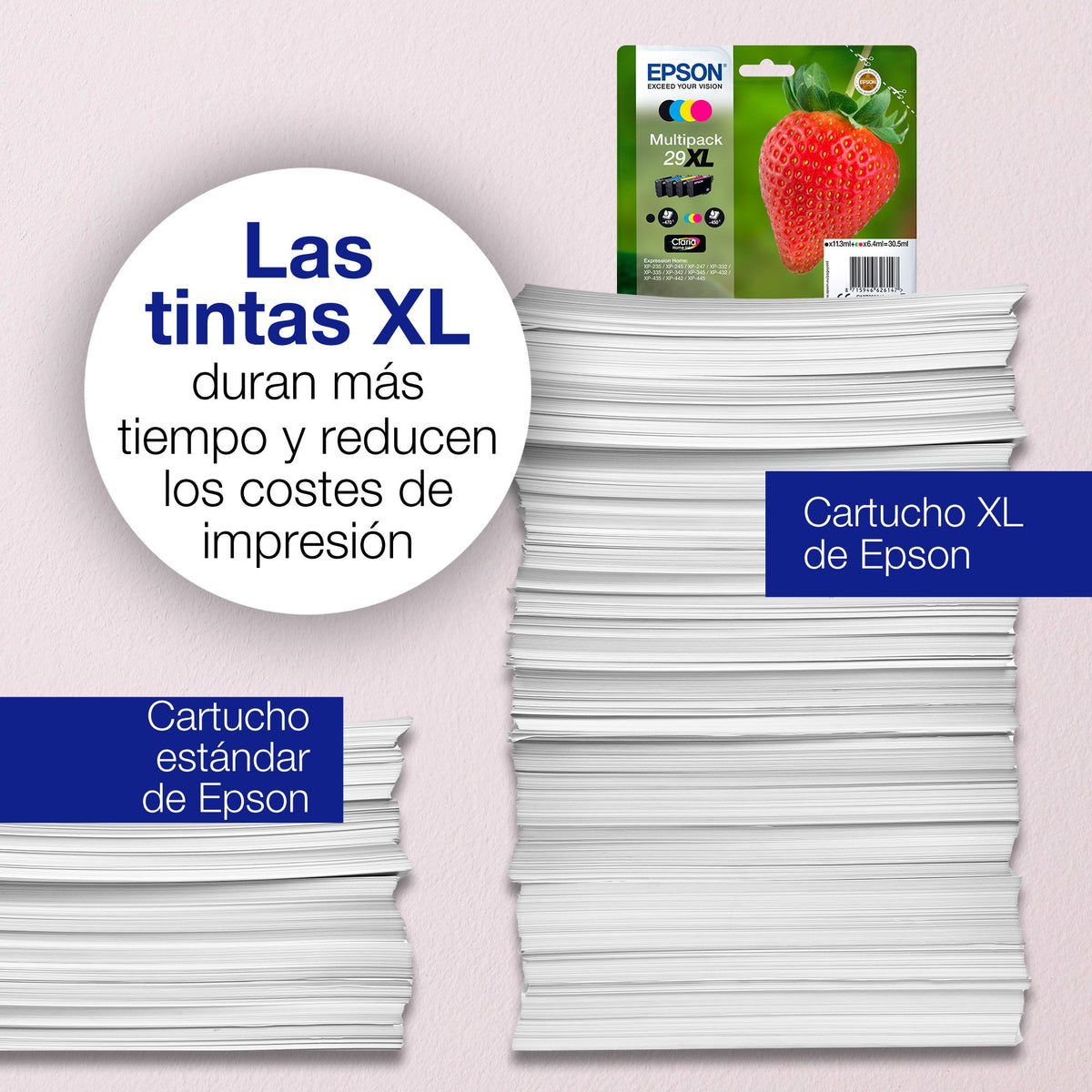 EAN 8715946626055 - Epson Strawberry C13T29864022 cartucho de tinta 1 pieza(s) Original Rendimiento estándar Negro, Cian, Mag imagen 4