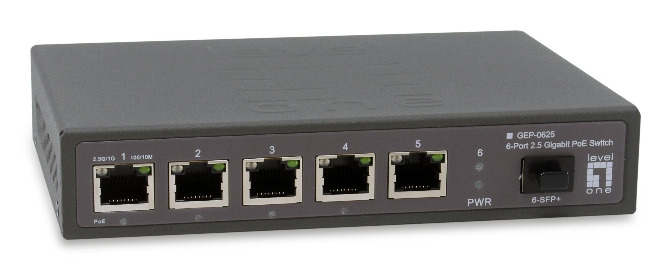 Switch Levelone 6x Ge Gep-0625 2.5gbe 57w 8xpoe+ Sw