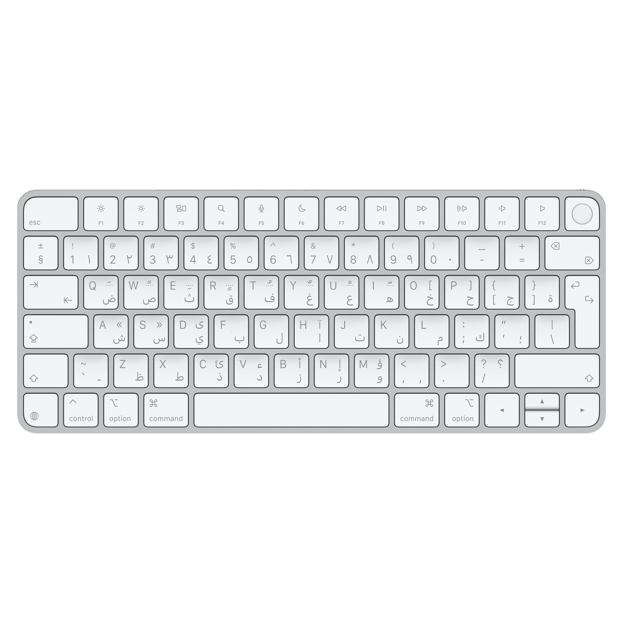 Apple Magic Keyboard With Touch Id For Mac Models With Apple Silicon - Arabic