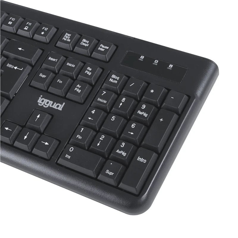 Iggual Kit Teclado Y Ratón Cmk-Business2 Negro