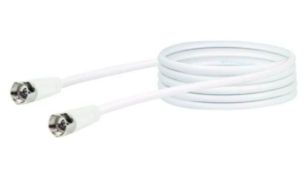 Schwaiger Sat Empfängercable 75 Db 1,5m Blanco