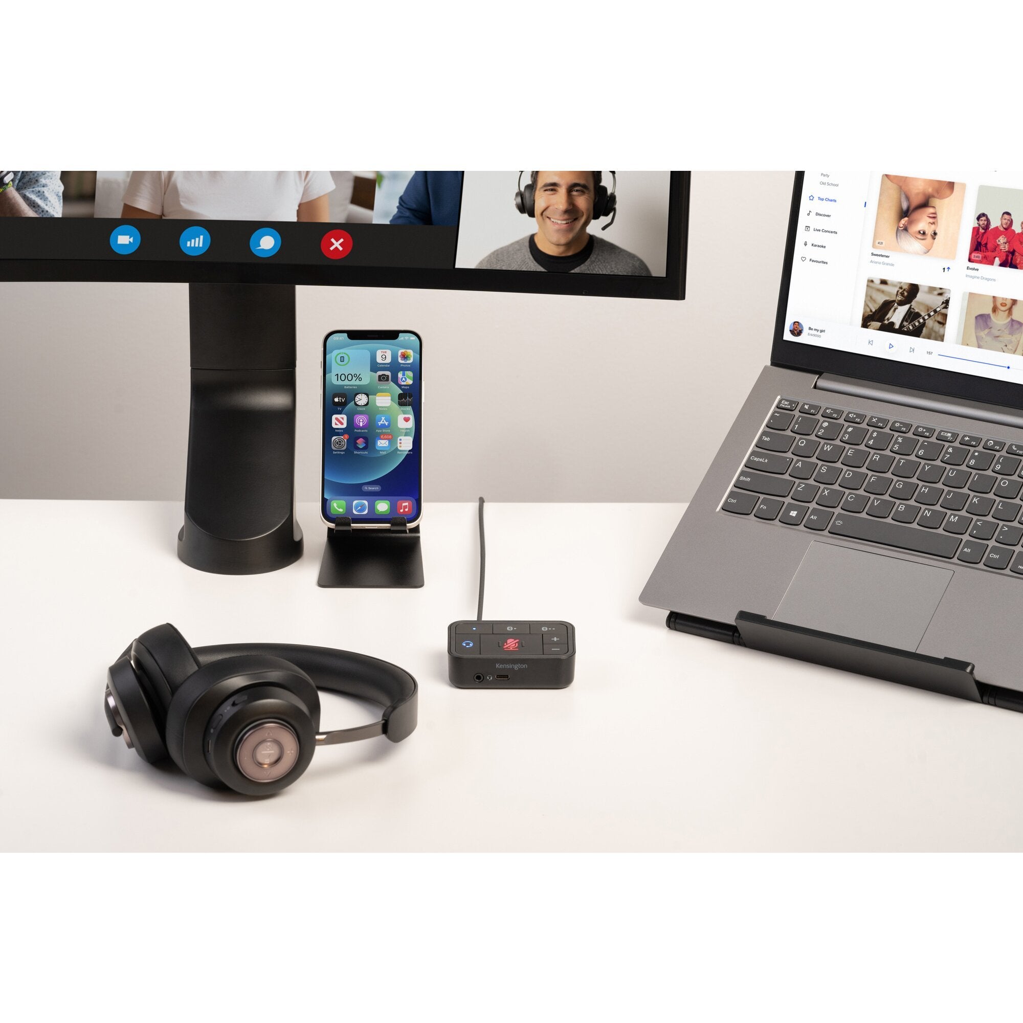 EAN 0085896834526 - Kensington H3000 Inalámbrico Diadema Juego USB Tipo C Negro imagen 16