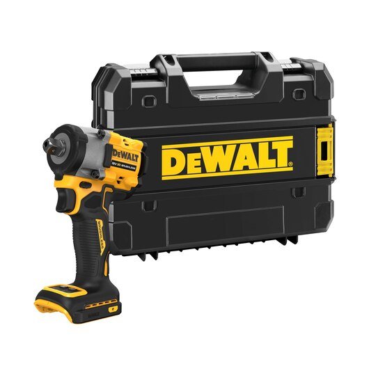 Llave De Impacto Inalámbrica Dewalt Dcf922nt, 18 Voltios, 1/2" Amarillo/Negro, Sin Batería Ni Cargador, En Caja Tstak Dcf922nt-Xj