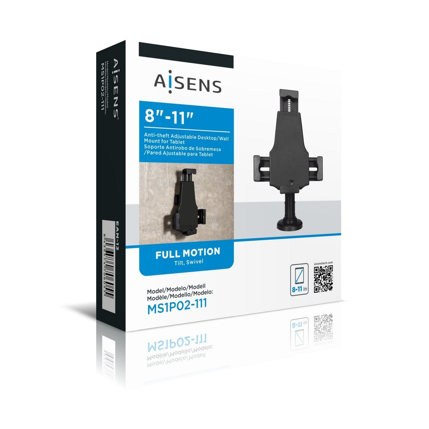 EAN 8436574706055 - AISENS MS1P02-111 soporte de seguridad para tabletas 27,9 cm (11") imagen 7