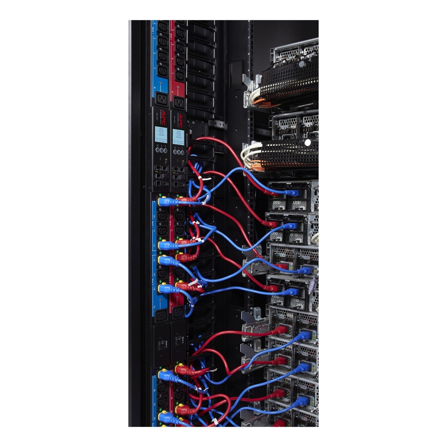 Apc Schneider Electric Color Coded Locking Power Cords - Cable De Alimentación - Iec 60320 C20 A Iec 60320 C19 - Azul (Paquete Con 6)