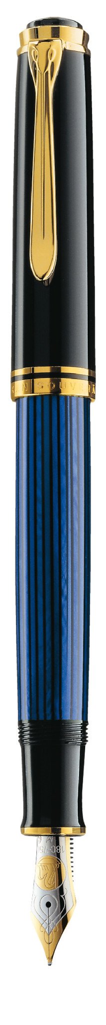 Pelikan M800 Pluma Estilográfica Sistema De Llenado Integrado Negro, Azul, Oro 1 Pieza(S)