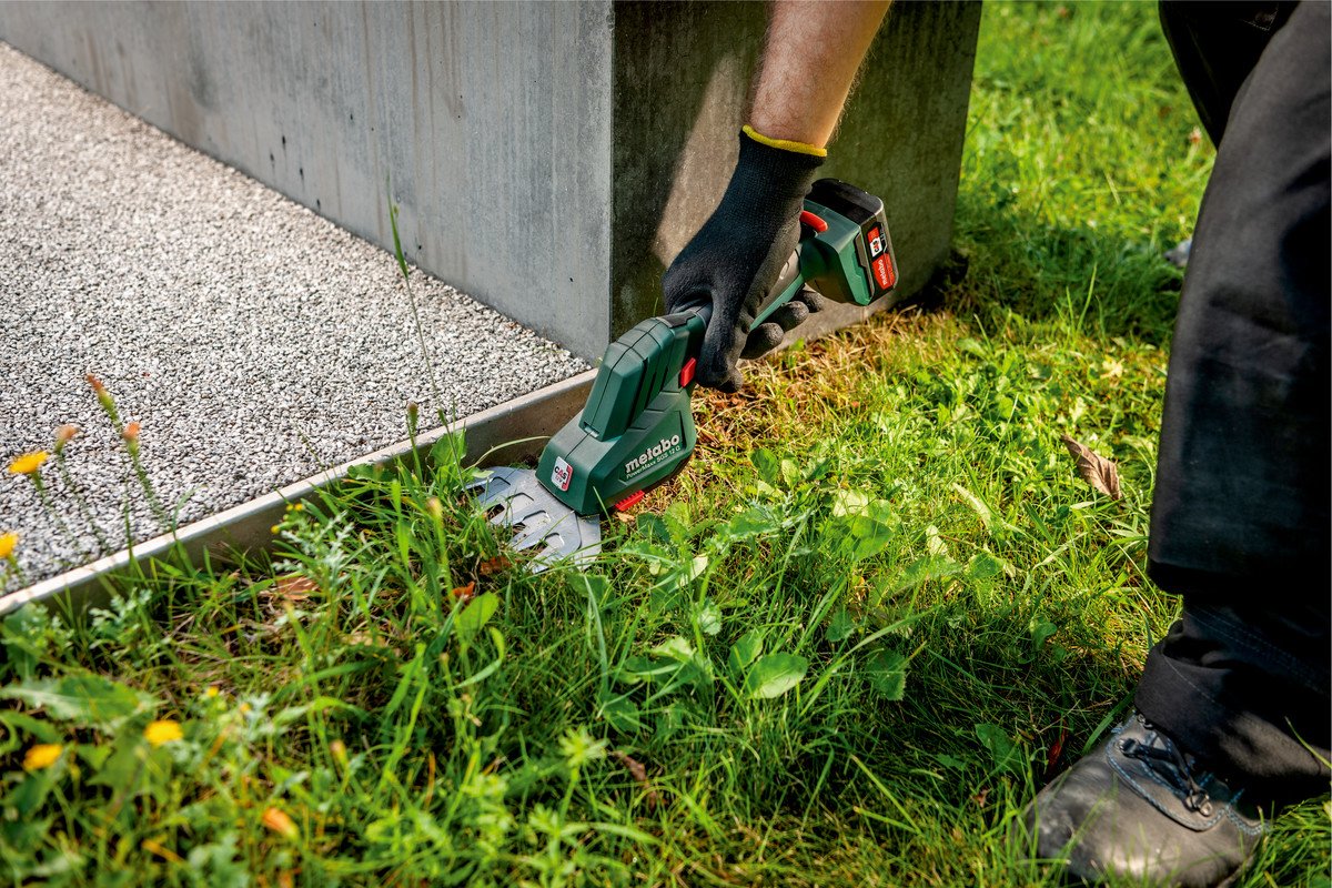 Metabo Powermaxx Sgs 12 Q (601608850) Tijera Cortasetos Y Cortacésped De Batería