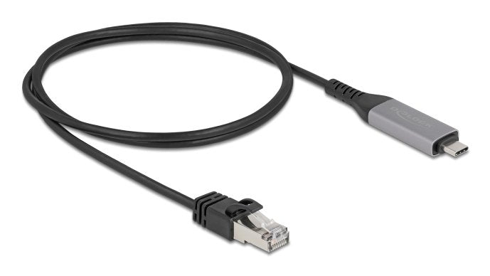 Cable Delock Usb Lan Usb Tipo-C A Rj45 Gigabit Ethernet 1 M