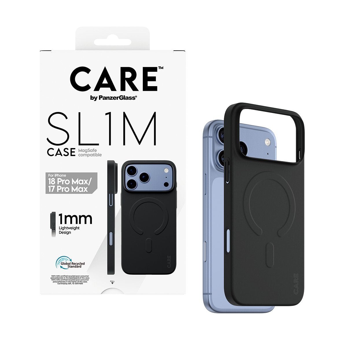 Care By Panzerglass Sl1m Case Negro M. Magsafe Iphone 17 Pro Max
