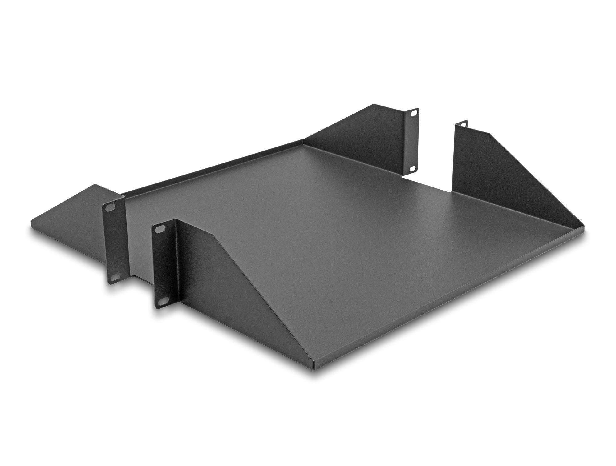 Delock 66748 Estante De 19" De Doble Cara De Hasta 46 Kg De 500 Mm De Profundidad 2u Gris Oscuro