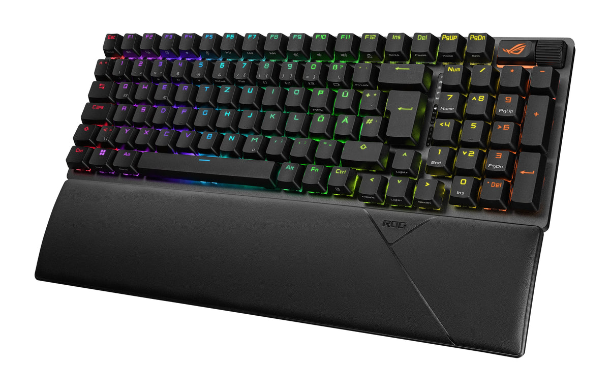Asus Rog Strix Scope Ii 96 Wireless Teclado Juego Usb + Rf Wireless + Bluetooth Qwerty Inglés De Ee. Uu. Negro