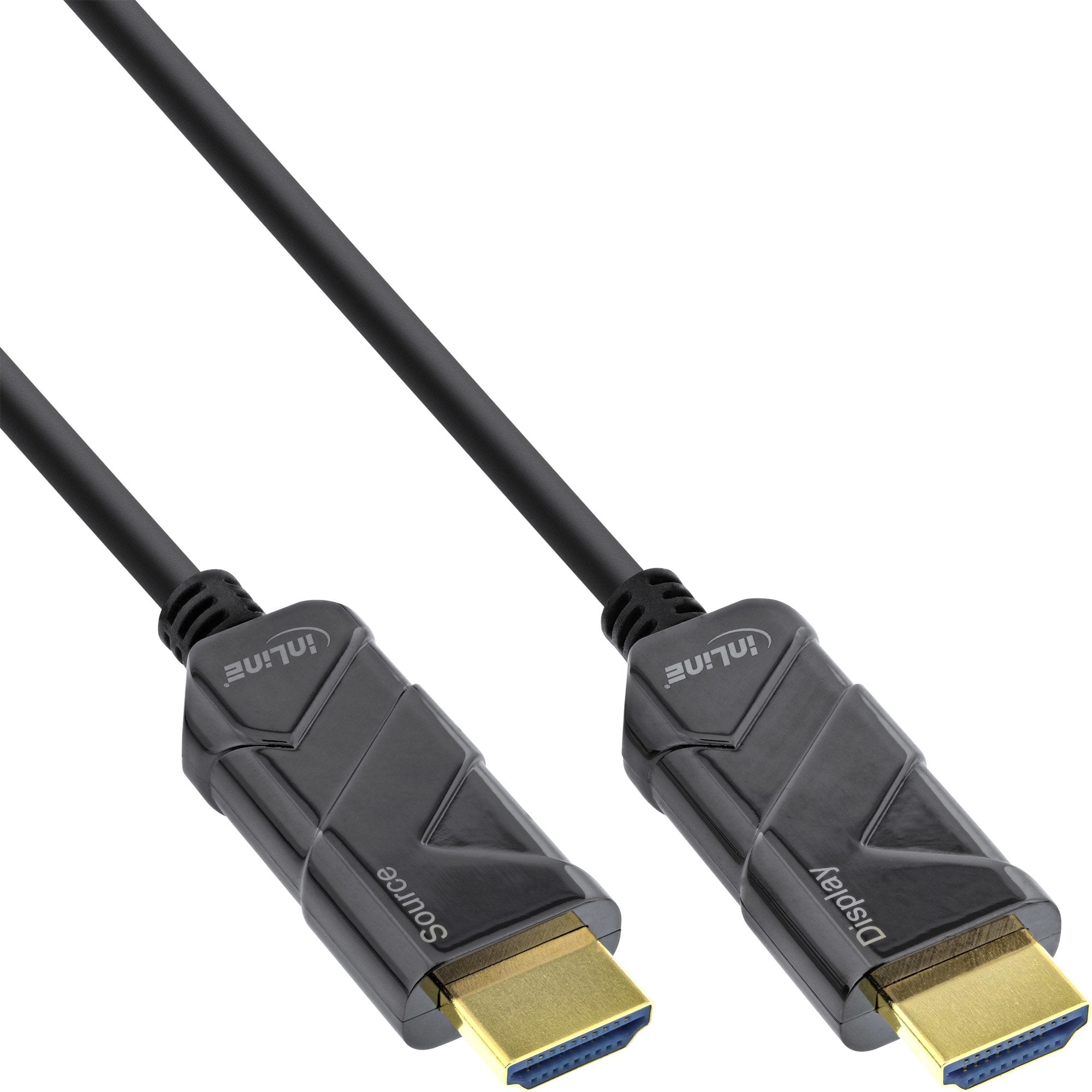 Inline® Hdmi Aoc Cable, Ultra High Speed Hdmi Cable, 8k4k, Negro, 100m