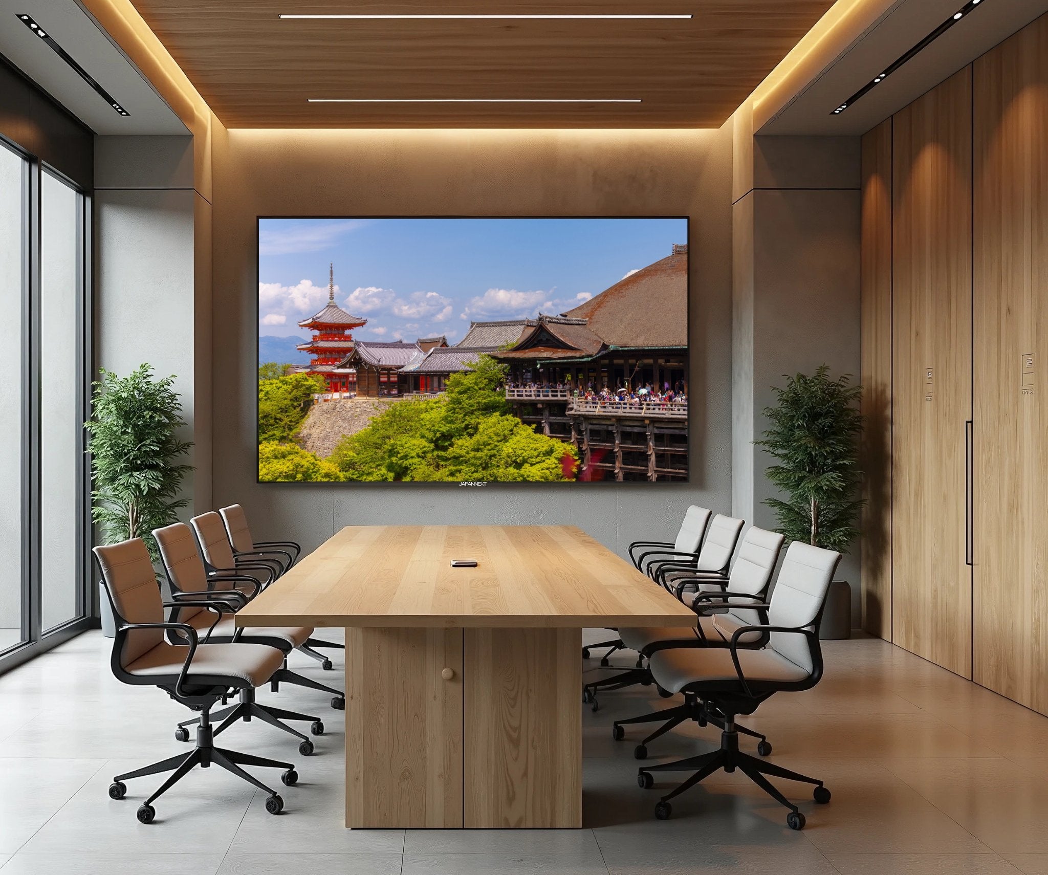 Monitor  Japannext Jn-Ips650uhd60f 65" 3840 X 2160 Pixeles 4k Ultra Hd Lcd Negro